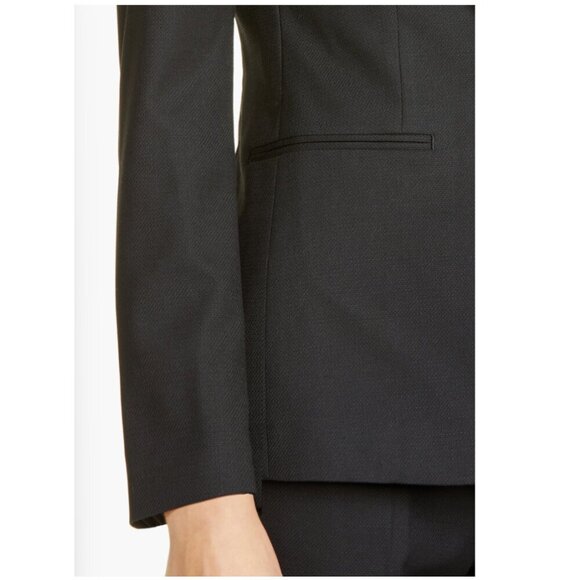 REISS | Hartley Textured Wool Jacket In Black - Picture 6 of 12